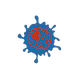 Blue and Red Mold Icon